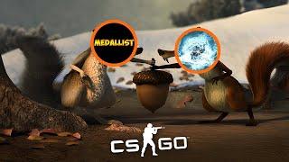 МАНЬЯК ХОЧЕТ ЗАБРАТЬ ОРЕХ В CS:GO!КВАНТУМ УГАРАЕТ НАД МЕДАЛИСТОМ!