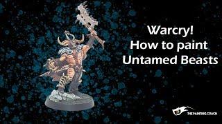 How to paint Untamed Beasts for Warcry