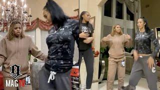 Deion Sanders Daughter Shelomi Tries To Teach Mom Pilar The Latest Tiktok Dance! 