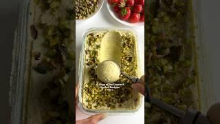 Easy Pistachio Ice Cream #icecream #easyrecipes #summerrecipes