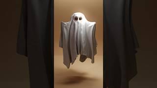 How I created a spooky ghost! #3d #blender #2023 #speedart #art #halloween #ghost