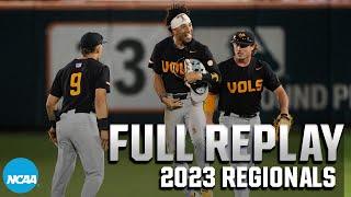 Tennessee vs. Clemson: 2023 NCAA baseball regionals | FULL REPLAY