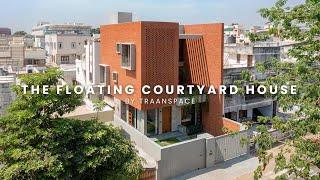 Exploring the Floating Courtyard House: A Masterpiece of Compact Living in Vadodara | Archinest