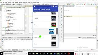 Android Listview Swipe To Delete Animation Example Tutorial Step By Step