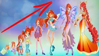 Winx Club Growing up Compilation