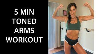 5 MIN ARMS | TONE UP YOUR ARMS WITH THIS QUICK HOME WORKOUT