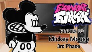 Friday Night Funkin Reacts To Mickey Mouse 3rd Phase Update