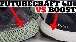 Adidas FutureCraft 4D vs Boost Technology