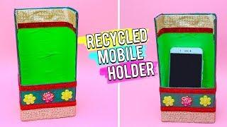 Recycled Mobile Holder - Easy 5 Minutes DIY Crafts.