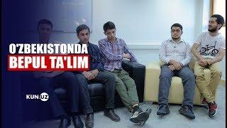 O'ZBEKISTONDA BEPUL MASOFAVIY TA'LIM PAYDO BO'LMOQDA