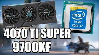 Тест 4070 ti super + 9700 kf  HORIZON  FORBIDDEN WEST