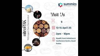 Saudifood Manufacturing Expo |  nitroPAK  | Nitrogen Generator