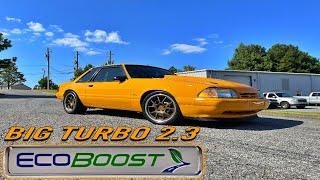 400HP and 30MPG, 2.3 Ecoboost swapped fox body checks all the boxes!