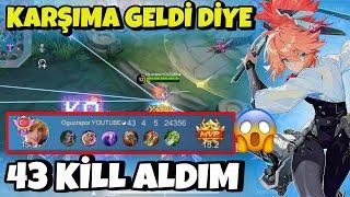 O KARŞIMA GELDİ DİYE 43 KİLL ALDIM !  Mobile Legends  Fanny Nasıl Oynanır Fanny Öğretici  Gameplay