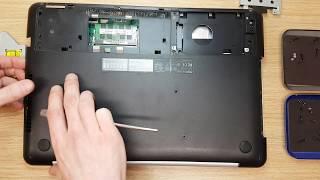 Asus N552V disassemble a laptop to completely clean the motherboard and replace the thermal paste