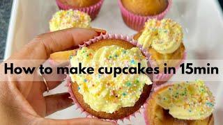 EASY WAY TO DO CUPCAKES IN 15MIN| RECIPES INCLUDED |SOUTH AFRICAN YOUTUBER