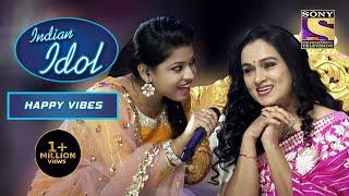 Poonam जी ने मिलाई अपनी आवाज़ Pawandeep के साथ | Indian Idol | Happy Vibes