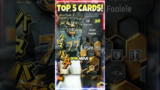 *new* TOP 5 BEST CARDS in MADDEN 25 Ultimate Team on OFFENSE! Must HAVE! #madden25 #mut25