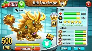 Dragon City - High Terra Dragon LEVEL 500 MAX [Congratulation from Deus] 