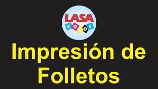 Impresión de folletos | Imprenta CDMX | Impresos Lasacolor #cajasdepapel #imprenta #etiquetas