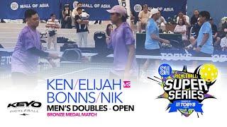 SM Pickleball Superseries (SM MOA leg) Men's Doubles OPEN - Ken/Elijah vs Bonns/Nik - BRONZE
