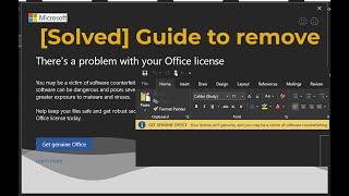 [Solved] Remove "You May Be A Victim of Software Counterfeiting"