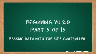 Beginning Yii 2.0 (5 of 15)