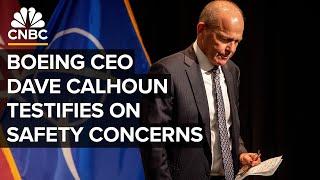 Boeing CEO Dave Calhoun testifies before Senate committee on safety issues — 6/18/2024