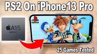 25 PS2 Games Tested On iPhone 13 Pro! PS2 Emulator Play! On iOS A15 Performance Test!