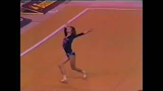  Maxi Gnauck (GDR) FX EF 1981 European Championships