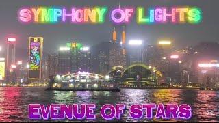 SYMPHONY OF LIGHTS~EVENUE OF STARS‼️Tsim Sha Tsui - Hong Kong Street View