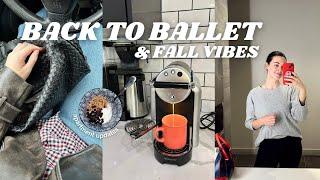 vlog: back to ballet, fall in Calgary, the busiest work week & apartment updates 🩰