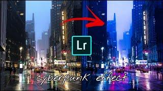 Cyberpunk Effect || Basic Tutorial Lightroom