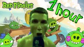 Cristiano Ronaldo Siuuu |Bad Piggies | 1 HOUR | @ritea07