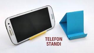 Origami Telefon Tutucu Yapımı, Kağıttan Telefon Tablet Standı Nasıl Yapılır?