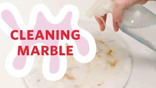 Best Way to Clean Marble #apartmenttherapy #cleaninghacks #cleaning #marble