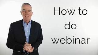 How to do a webinar in 8 steps