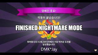 Finished NIGHTMARE MODE  - Dragon Mania Legends - (DMK*Jay) 드래곤 매니아 레전드