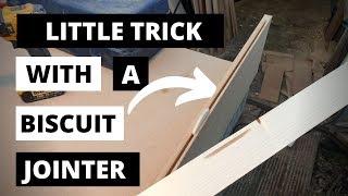 Handy trick to do with your biscuit jointer/woodworking