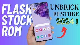 How to Flash Official Stock ROM on Your Samsung Galaxy Device! - UNBRICK Using ODIN Tool [2024]