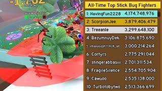 How I got #3 on Stickbug Leaderboard 3.29B Score | Bee Swarm Simulator