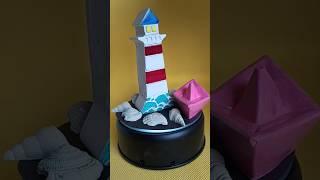 Leuchtturm Lighthouse Deniz feneri #diy #beton #leuchtturm #tutorial #lighthouse #denizfeneri #cute