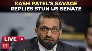 Kash Patel's savage replies stun US Senate: 'Not a word…' | Full hearing