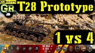 World of Tanks T28 Prototype Replay - 9 Kills 4.3K DMG(Patch 1.4.0)