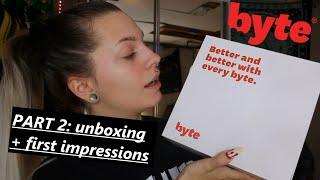 byte aligners journey! (part 2: unboxing + first week)