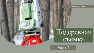 Подеревная съемка. Часть 1 - тахеометрия