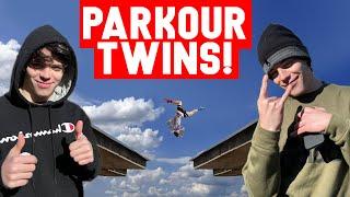 Professional Parkour Twins!