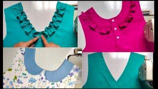 Beautiful neck design for sewing || Neck Sewing tricks tips