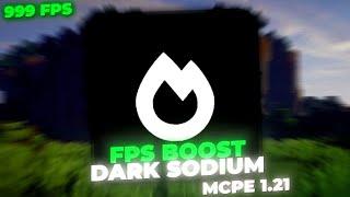 Dark Sodium V2 (FPS BOOST) For MCPE 1.21 || How to fix lag in minecraft pe 1.21