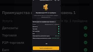 Как пройти верификацию на бирже #bybit #binance #okx #bitget #bitcoin  #hamsterkombat